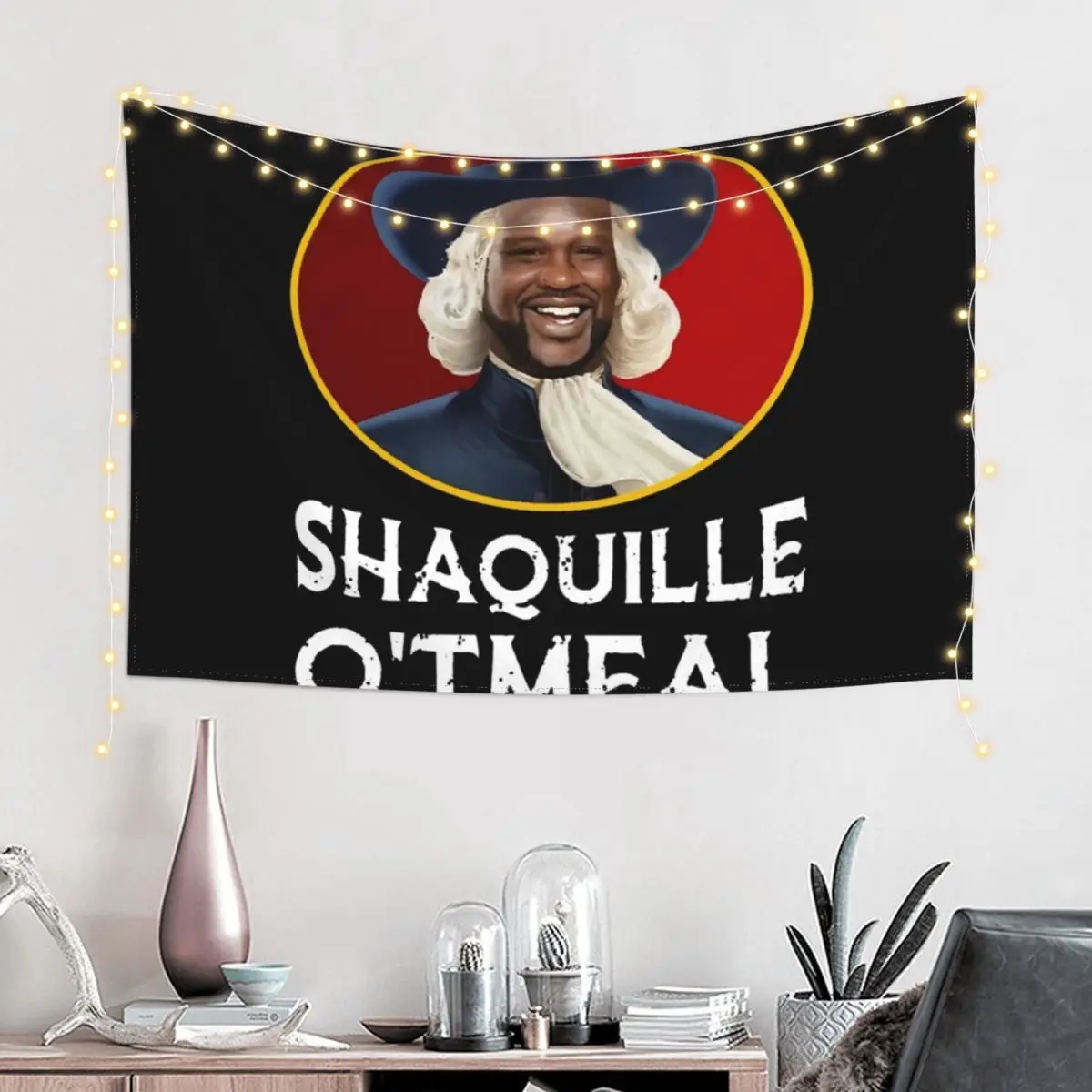 Shaquille Oatmeal Shaquille O'tmeal Tapestry Bedroom Decoration Home Decorating Decorations For Your Bedroom Tapestry