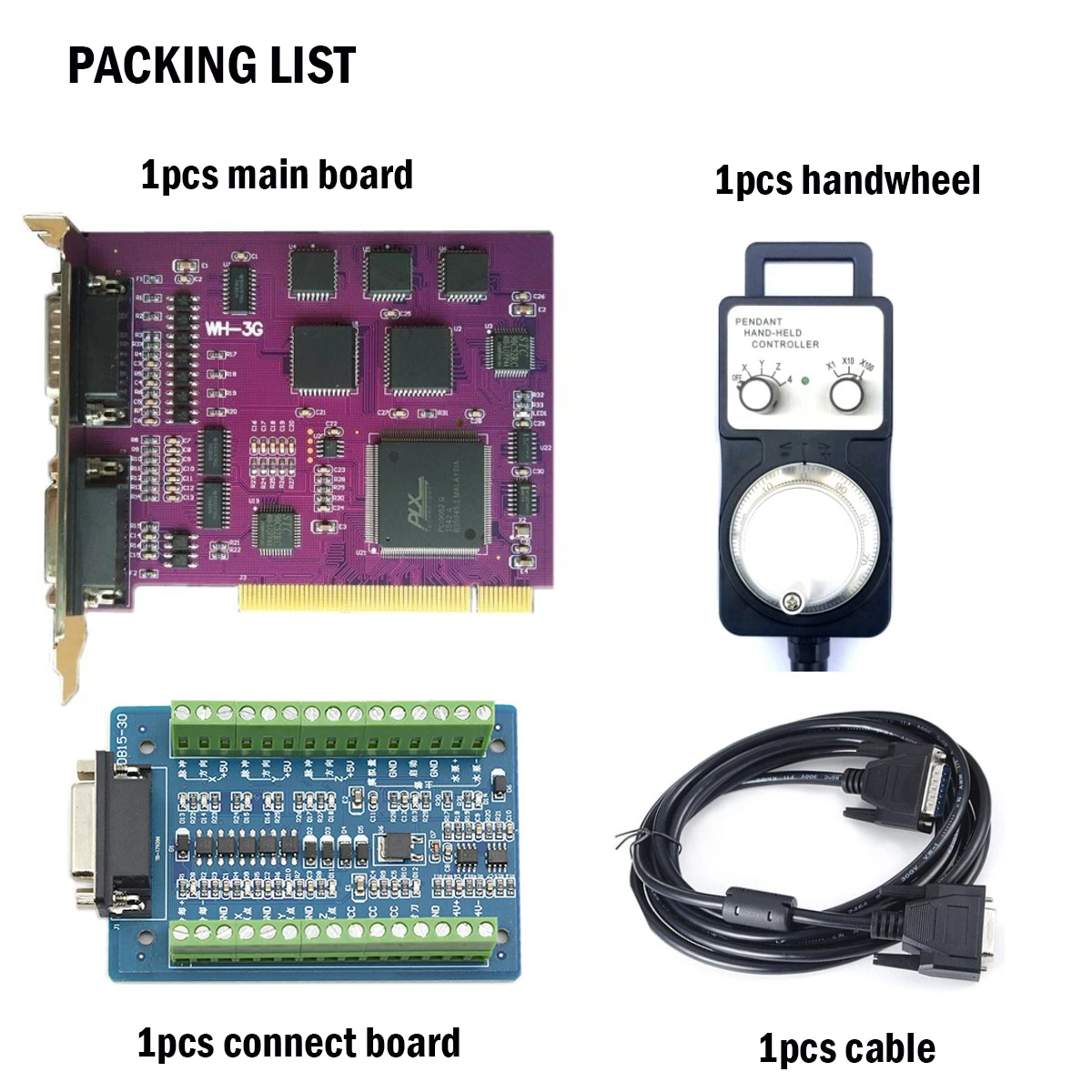 Nc Studio 3G Motion Control Card 3 As Control Card Systeem PCIMC-3G En Elektronisch Handwiel Voor Cnc Router Onderdelen