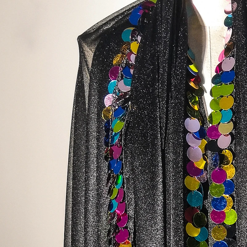 벨리댄스 말라야 스카프 핸드메이드 여성용 스팽글 장식 반짝이 무대 소품 공연 쇼 골드 베일 성인 여성용