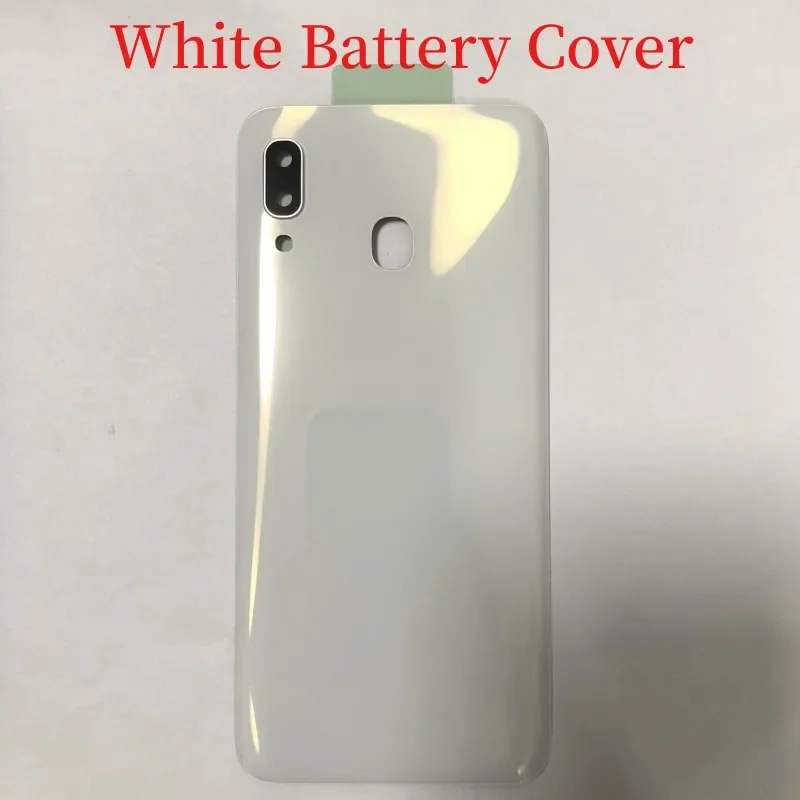 For Samsung Galaxy A30 2019 A305 A305F Middle Frame Bezel + Battery Back Cover Rear Door Housing Case With Camera Frame Lens
