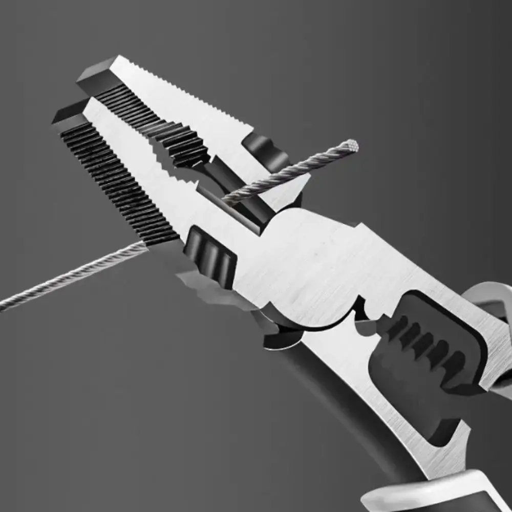 متعددة الوظائف شقة/فم مدبب 9 بوصة سلك ذو طيات صلابة عالية العالمي ملزمة كماشة توفير العمالة قطري ذو طيات كهربائي