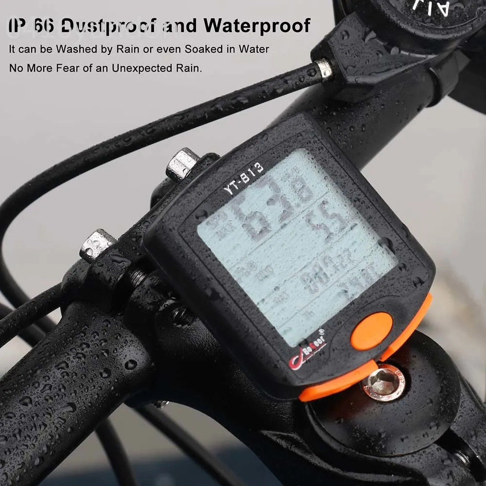 

1.8inch Display Touch Screen Codes Tables Waterproof Cyclocomputer Cycling Odometer Bikes Speed Counter Bicycle Speedometer