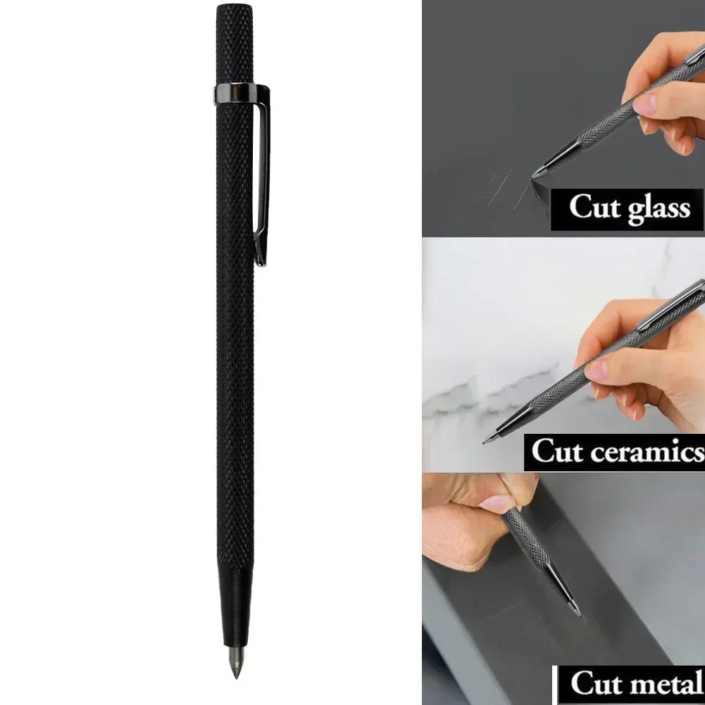 1 pçs diamante marcador de metal gravura caneta carboneto de tungstênio nib stylus caneta para vidro cerâmica metal madeira gravura ferramentas manuais