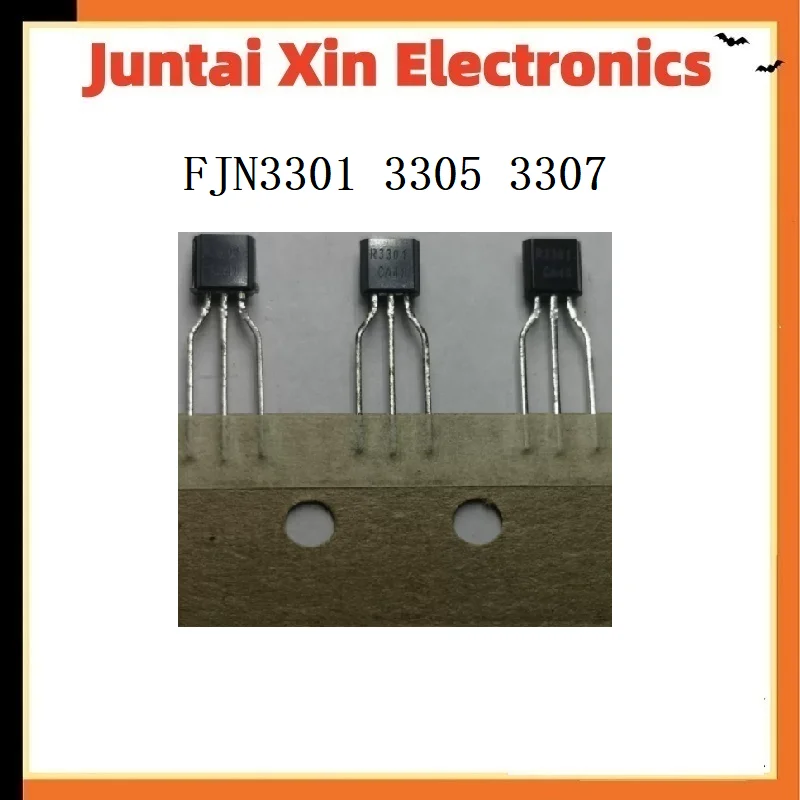 10PCS/LOT NPN Epitaxial Silicon Transistor FJN3301 FJN3305 FJN3307 TO-92