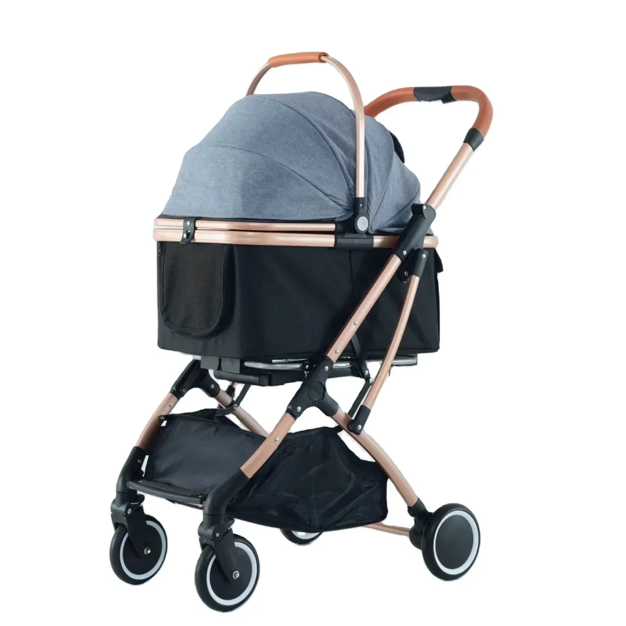 Lightweight Pet Stroller Dog And Cat Out And About Stroller Quick Collection