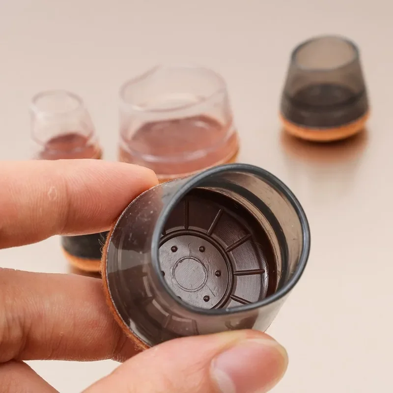 1/36 قطعة سيليكون كرسي الساق غطاء مكافحة زلة الطابق حامي ورأى منصات تقليل الضوضاء الجدول أرجل قطع الأثاث يغطي الطابق الخدوش حصيرة #4