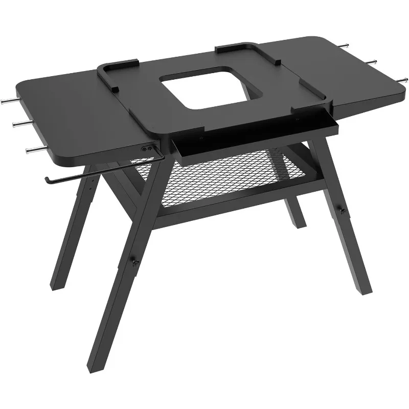 

Adjustable Grill Stand for Outdoor Woodfire Series, Grill Cart for OG700 OG800 OG900 Series and OO101 Woodfire