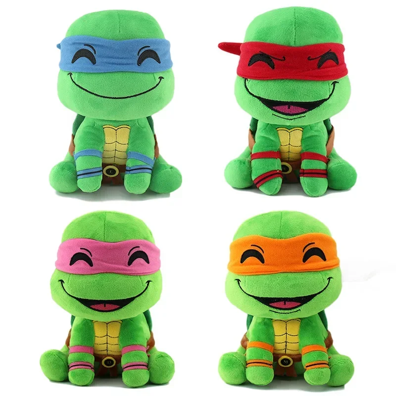 Anime Teenage Mutant Ninja Turtles Plush Doll 20cm Turtle Plush Toy Cute Cartoon Around 8 Inch Dolls To Collect Birthday Gifts