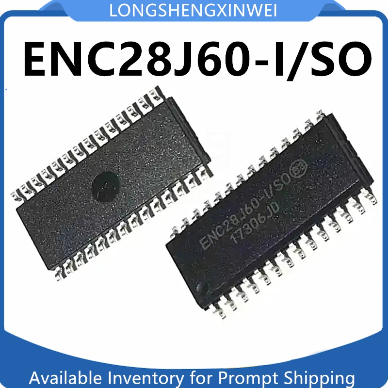 1PCS New Original ENC28J60 ENC28J60-I/SO Patch SOP-28 Ethernet Controller Chip