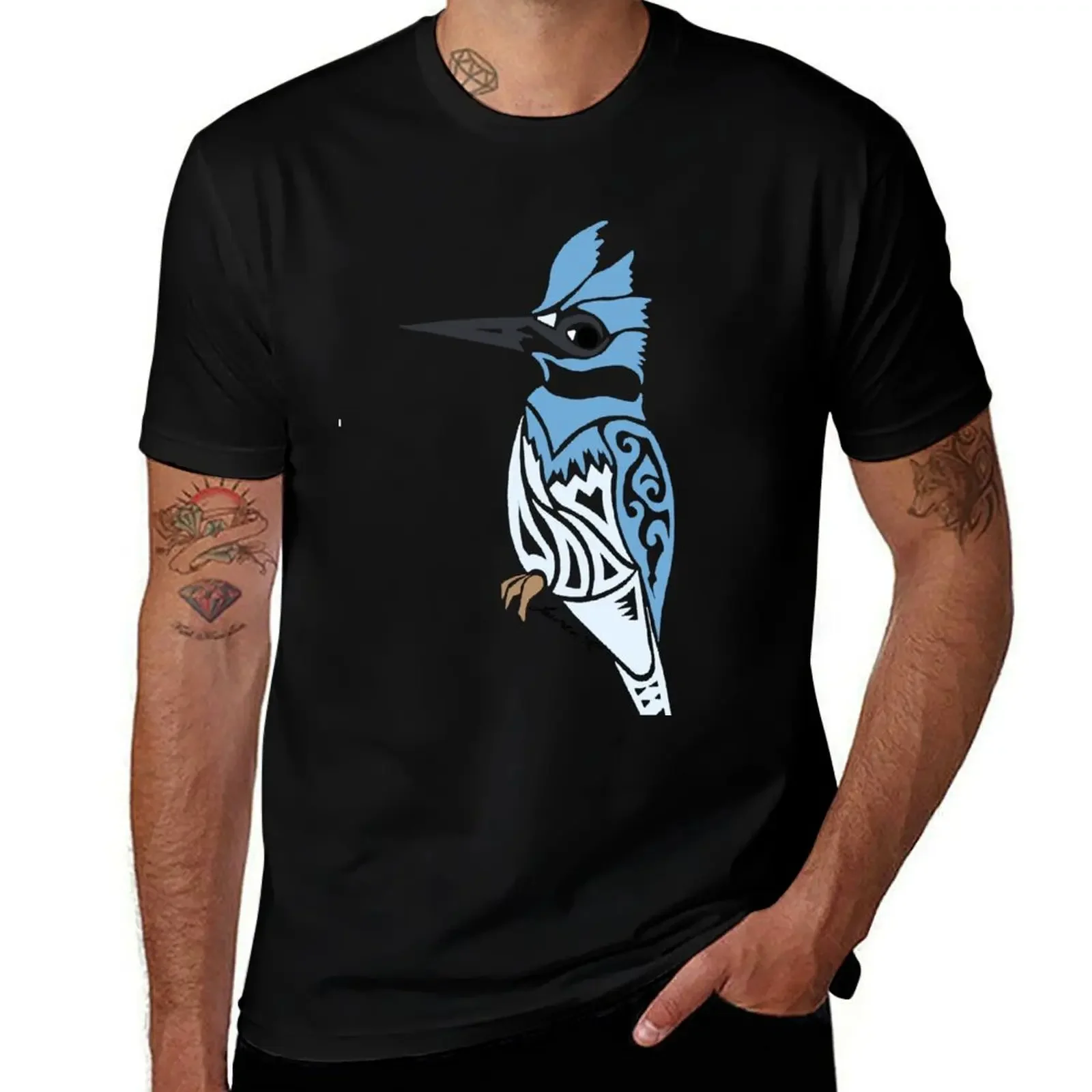 Belted KingFisher Colored T-Shirt man t shirt cotton man t-shirts hippie clothes cute tops vintage t shirt men