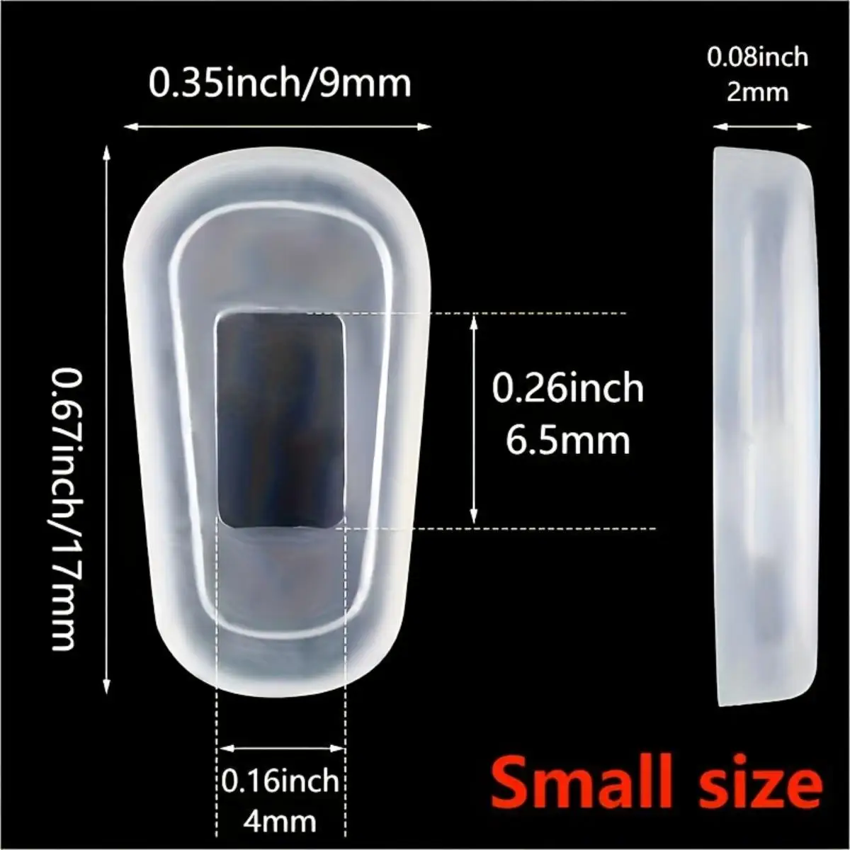 2/5/6/10 قطعة طقم تصليح النظارات طقم مسامير النظارات ومنصات أنف للنظارة مع أدوات المفكات للنظارات والنظارات الشمسية R #5