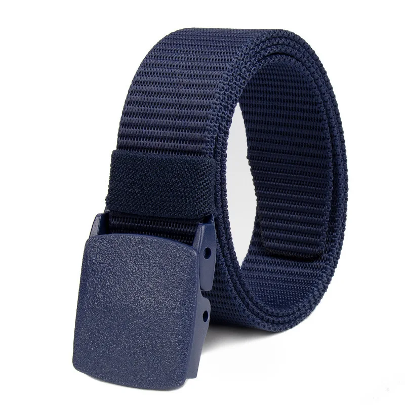 Men's Adjustable Tactical Canvas Belt with Buckle