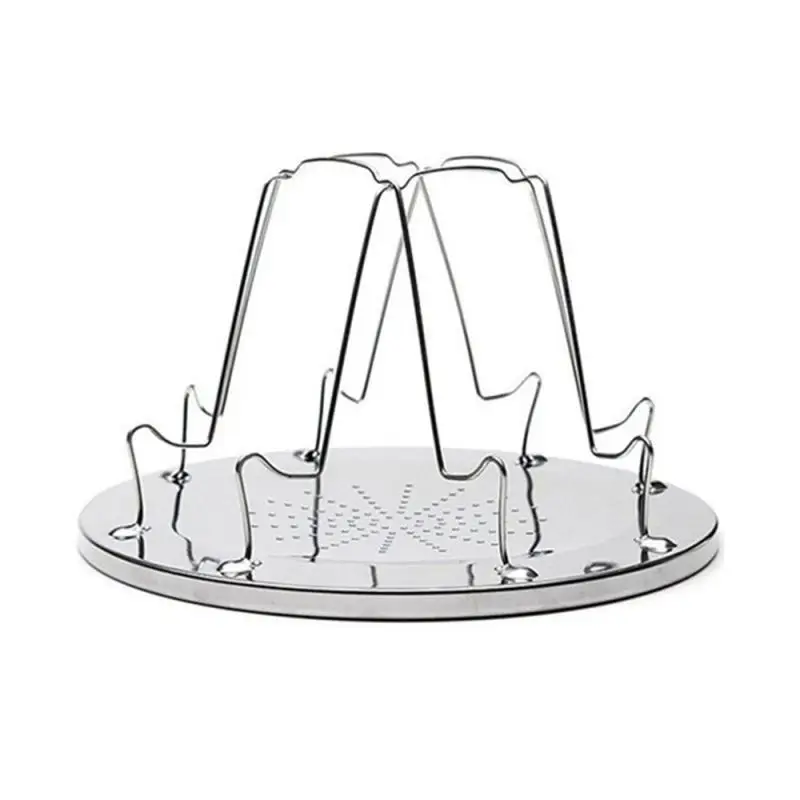 Simple Portable Stainless Steel Toast Rack Outdoor Camping Toaster Folding Portable Grill Multi-Purpose Stove Grill High Quality