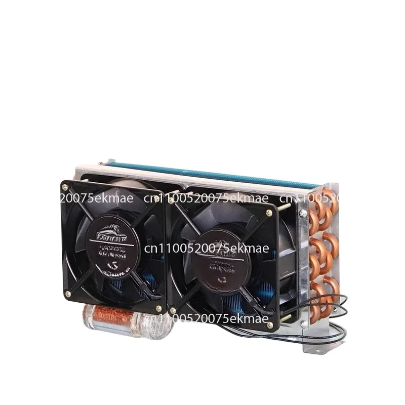 

CP4x6x240 Миниатюрный мини-конденсатор с медным трубкой и воздушным охлаждением, радиатор с ребрами, холодильный испаритель с вентилятором