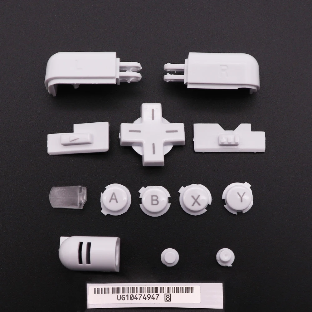 Full Buttons Set A B X Y abxy L R D-Pad Cross Button For Nintend DS Lite for NDSL Buttons & Conductive Rubber