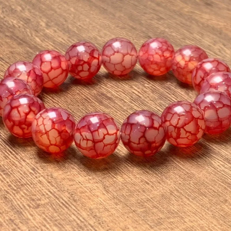 Red Agate, Dragon Scales, Phoenix Blood Bracelets, Unisex