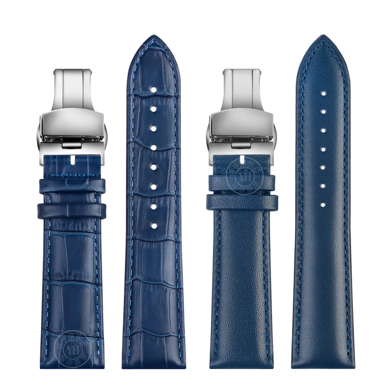 20mm 22mm 가죽 시계 밴드 카시오 EFR-552D EFB-670 EFV-540 ECB-900 시계 스트랩 벨트 팔찌