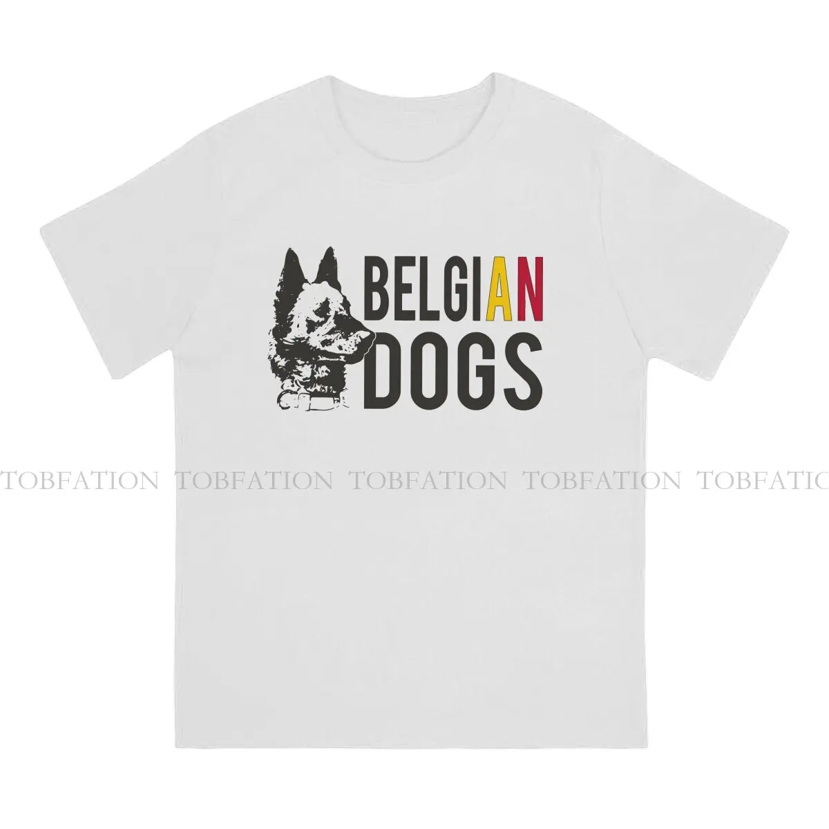 Belgian Malinois Belgian Malinois T Shirt Grunge Men's Tees Summer 100% Cotton Clothing O-Neck TShirt