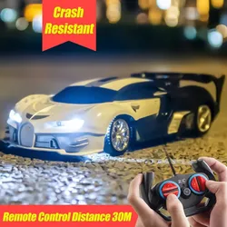 RC Car 2.4G 4CH Remote Control 1:18 With Led Light Sports Cars High Speed Radio Drift Vehicle Racing Boys Girls Toy For Children