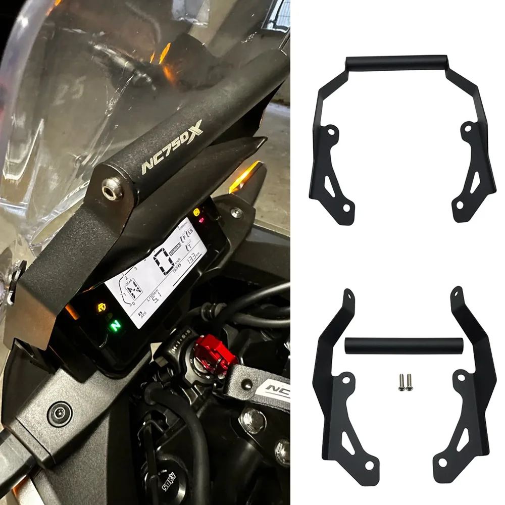 

NC750X Motorcycle Navigation Bracket GPS Phone Holder Levers For Honda NC 750 X 750X NC750 DCT 2021 2022 2023