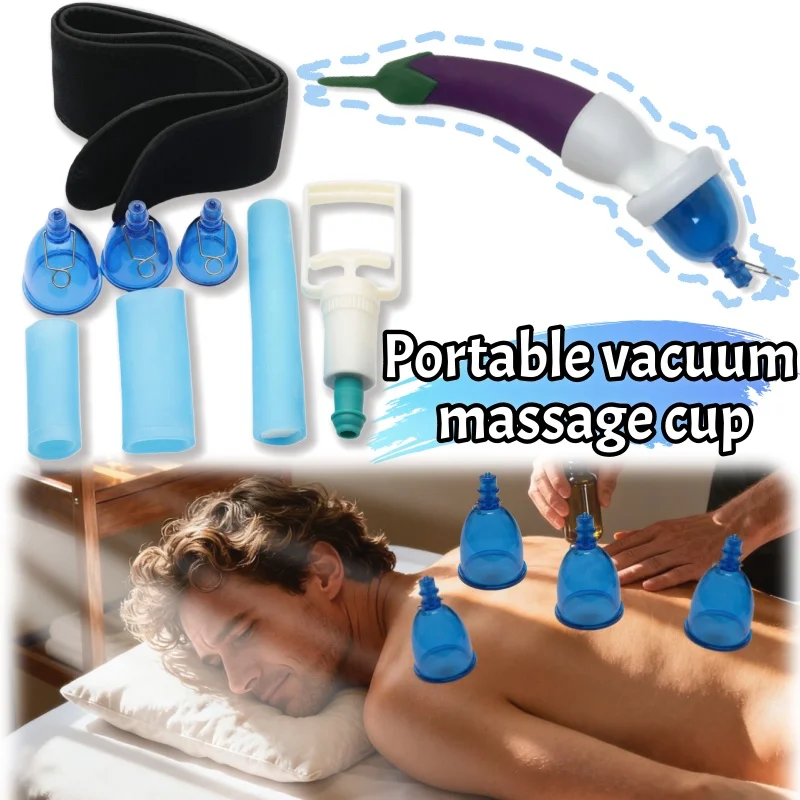 

Вакуумный массажер для мышц для мужчин, портативный, с ручным вакуумным присоской, простой в использовании, для массажа в спальне