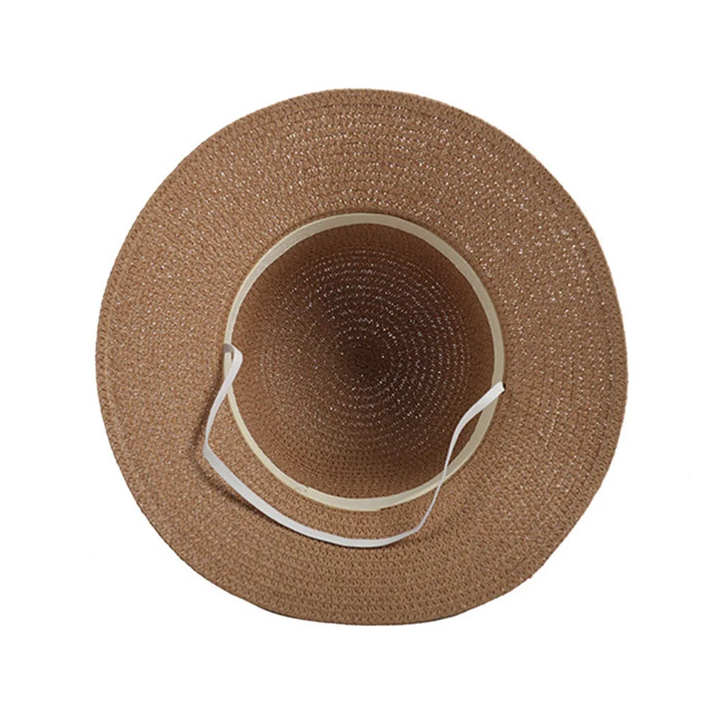 

Wide Brim Sun Hat Straw Beach Sunscreen Travel Outdoor Activities Lightweight Breathable Fashion Gardening Daily Wear Hats