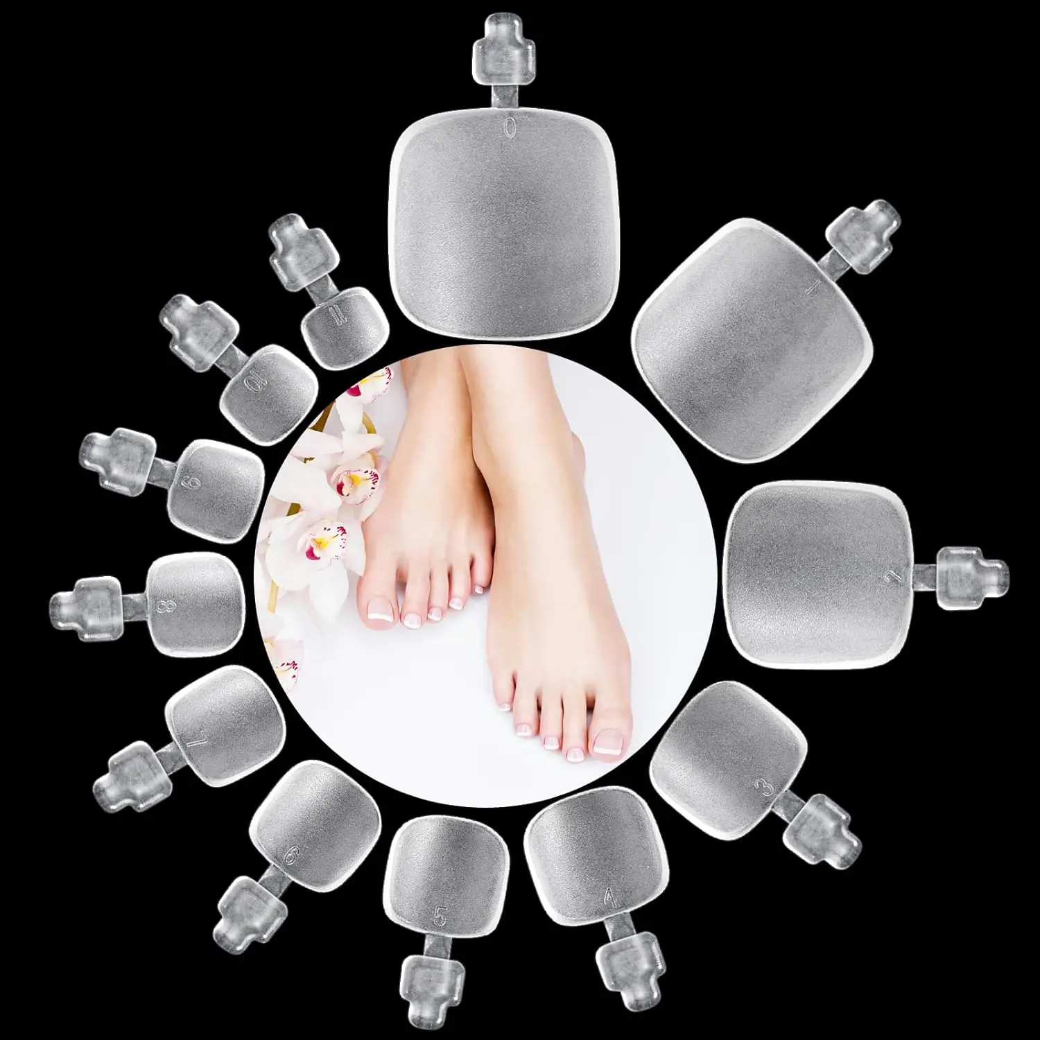 30/150/300/600 قطعة هلام لينة x تو مسمار نصائح قصيرة مربع ماتي تو الأظافر غطاء كامل أظافر وهمية نصائح أظافر الاكريليك #4