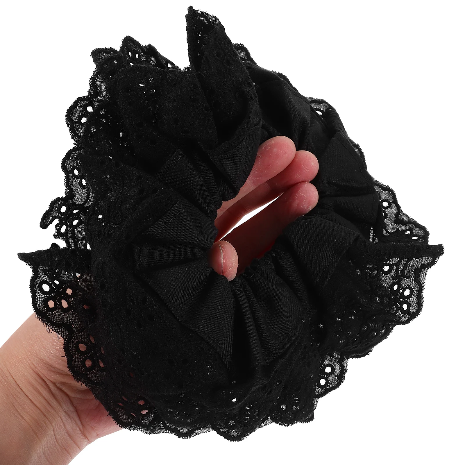 

Double Lace Hair Ring Scrunchies Accessories for Accessory Cute Polyester Ties