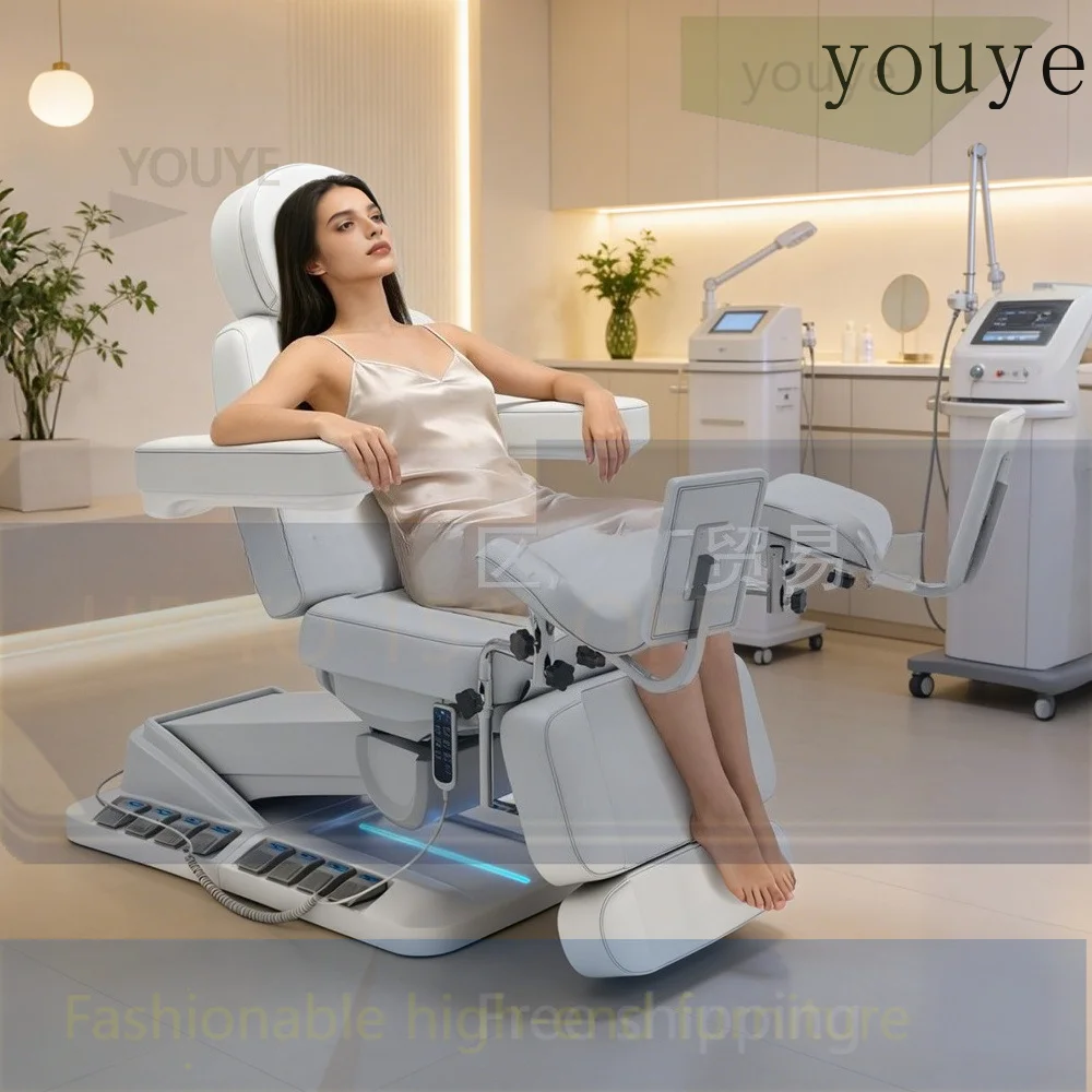 zxcv jkk New high-end beauty salon special electric beauty bed multi-stage intelligent lifting care micro-adjustment examination