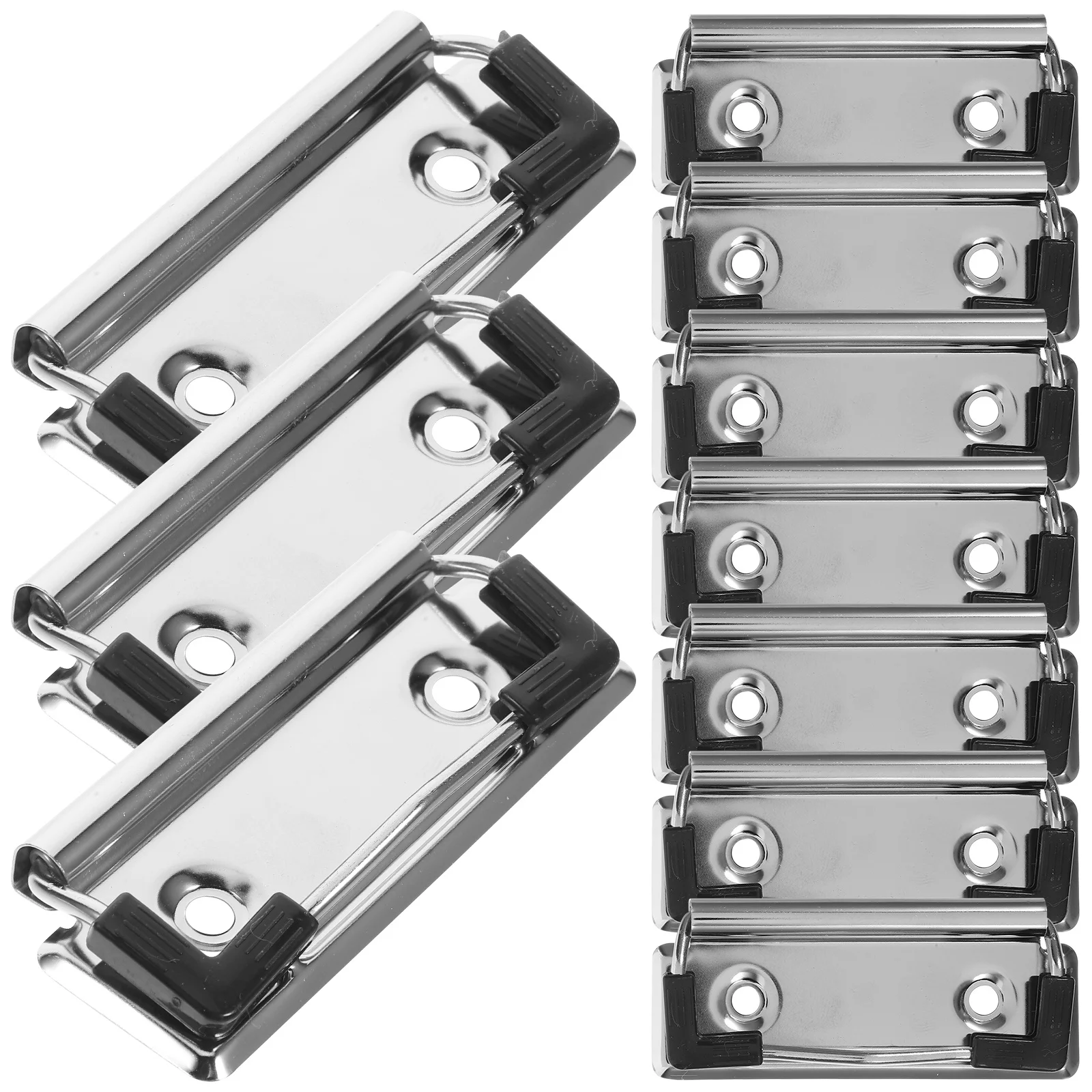 

10Pcs Metal Clipboard Clips Long-Lasting Mountable File Document Clip for Office School Supplies Clipboard Clips