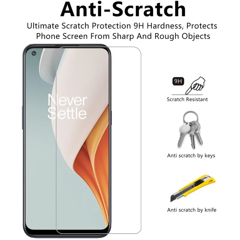 واقي شاشة من الزجاج المقسى لهاتف Oneplus nord n100 على one plus nordn100 n 100 100n m100 فيلم 6.52 omeplus onepls