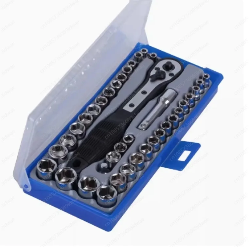 Socket Wrench Set Ratchet OF HEAD END HAND TOOL BOX KIT mechanical DICE DIE  bicycle dynamometer