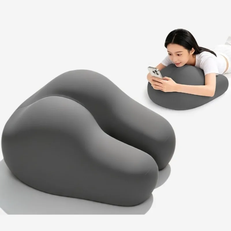 Hüftförmiges Kissen für Bauchschläfer, 3D-Schaumstoffkissen, Kreatives Gesichts-Unterlagenkissen für Paare