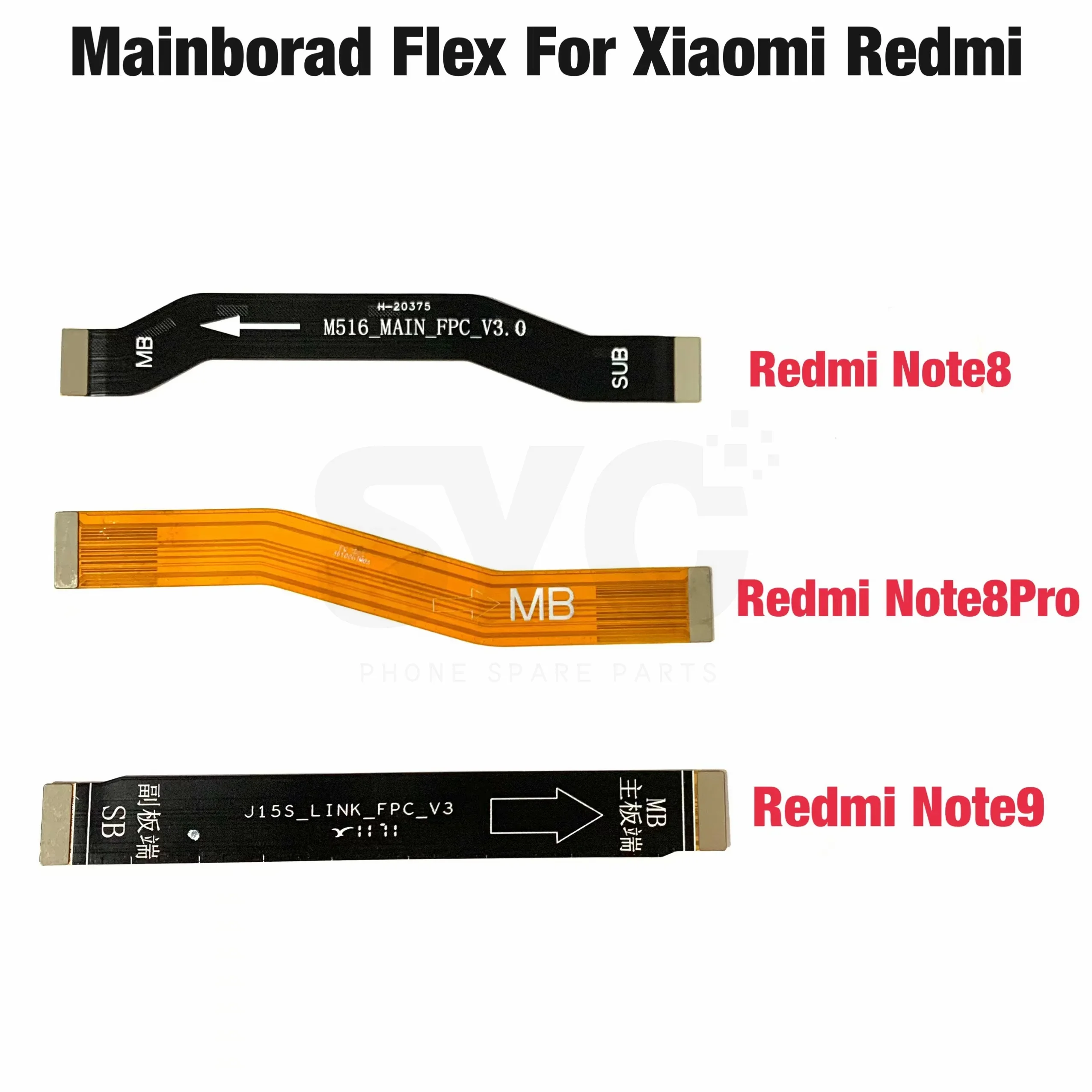 1Pcs For Xiaomi Redmi Note 8 9 9S Redmi Note 8 9 pro Main Board Motherboard LCD Display Connector Flex Cable