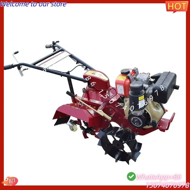 2026 Multi Functional Engine Powerful Light Weight Cultivator Mini Tiller for Orchard