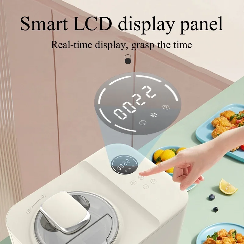 Low Consumption Hard Ice Cream Home Maker hine with Fruit Commercial Single Professional Ice Cream Maker