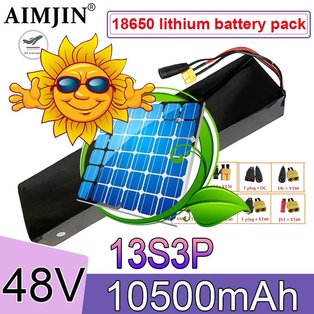 

13S3P lithium battery pack 48V electric scooter battery 500W Power Modified 48V Electric Scooter Battery with BMS