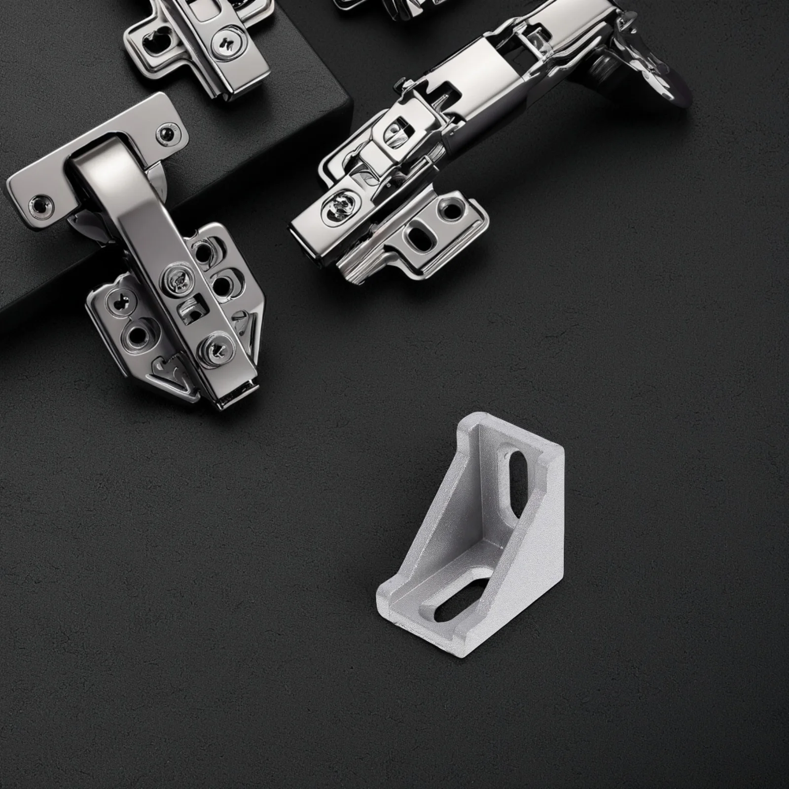 

2 set 2Sets AluminumProfileConnector Aluminum Profile Corner Connector Extrusion Fasteners Corner Accessory Hardware