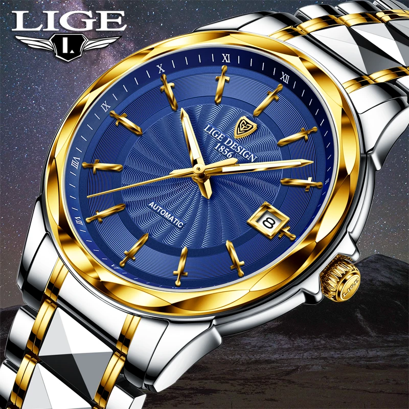LIGE Topmerk Automatische Horl - Tourbillon Movement Watch recensie en prijs