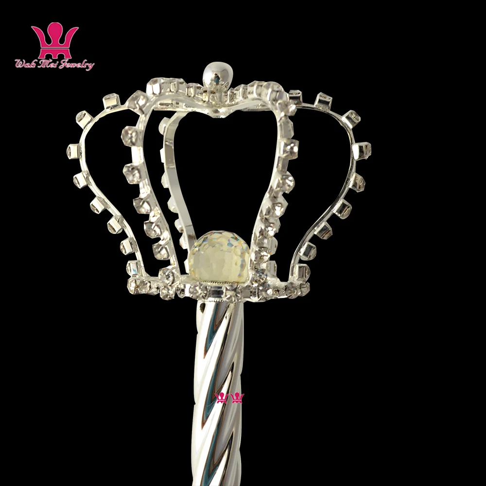Scepter Australian Rhinestone Crystal Fashion Jewelry Play Accessories Character Props Pageant Contest Crown Things Mk022