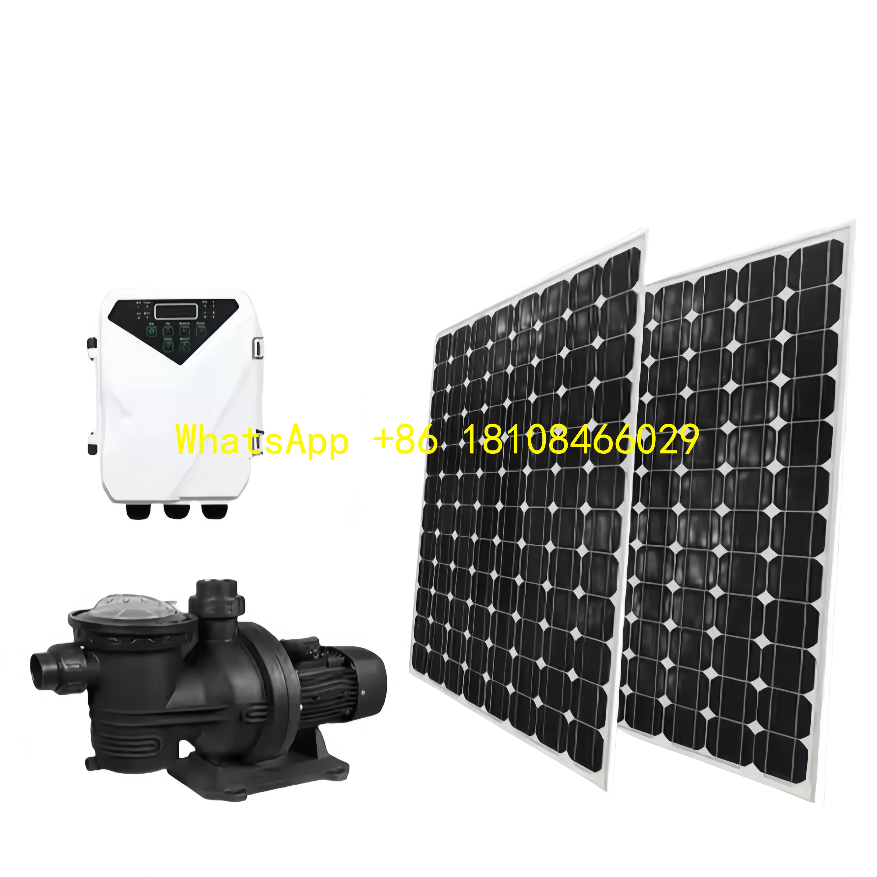 

DC&DC/AC 2 Brushless Solar Water Pump for Swimming Pools Stainless Steel 72V High Pressure 48V Surface Application Plastic