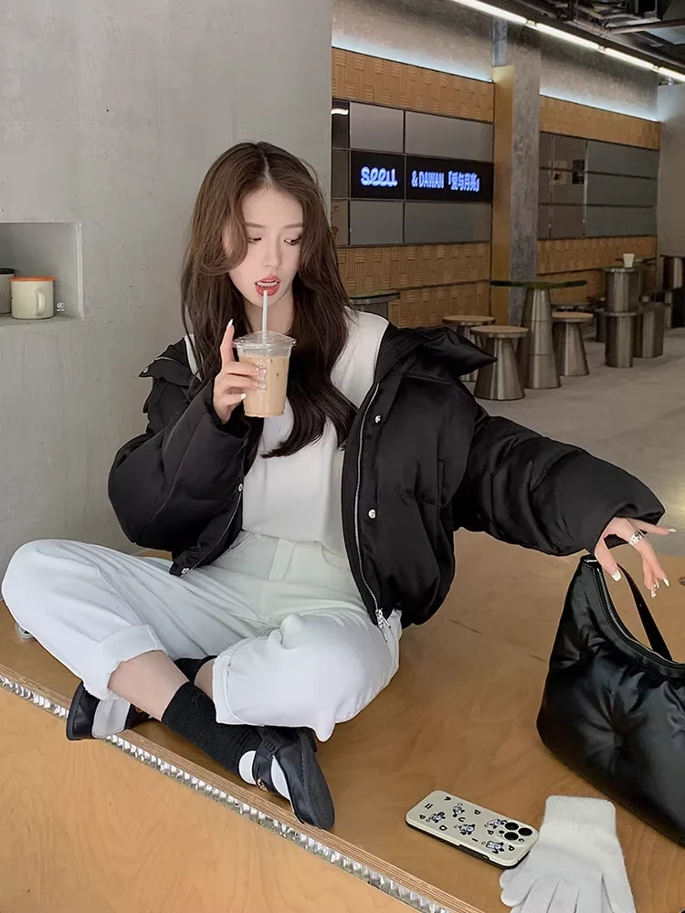 2025秋冬スイートピンクジャケット レディース カジュアル ジップポケット フェイクファー 無地コート 女性ファッション シック レディースアウター 新作