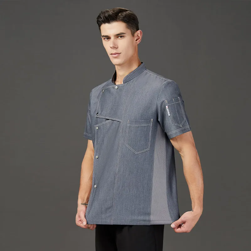 Tuta da cuoco da forno giacca da cuoco da ristorante camicia da cucina uniformi da cameriere dell'hotel vestiti da cucina tuta da caffè uniforme da sala da pranzo