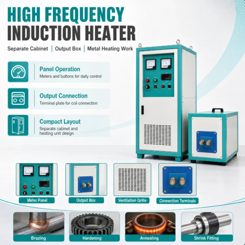 Auto Parts Shaft Hardening IGBT High Frequency Induction Heat Treatment Machine