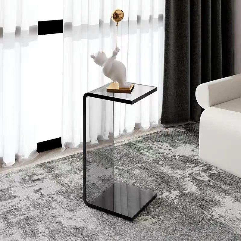 FOR Transparent Acrylic Minimalist Home Sofa, Side Table, Small Side Table, Simple Living Room Bay Window Corner
