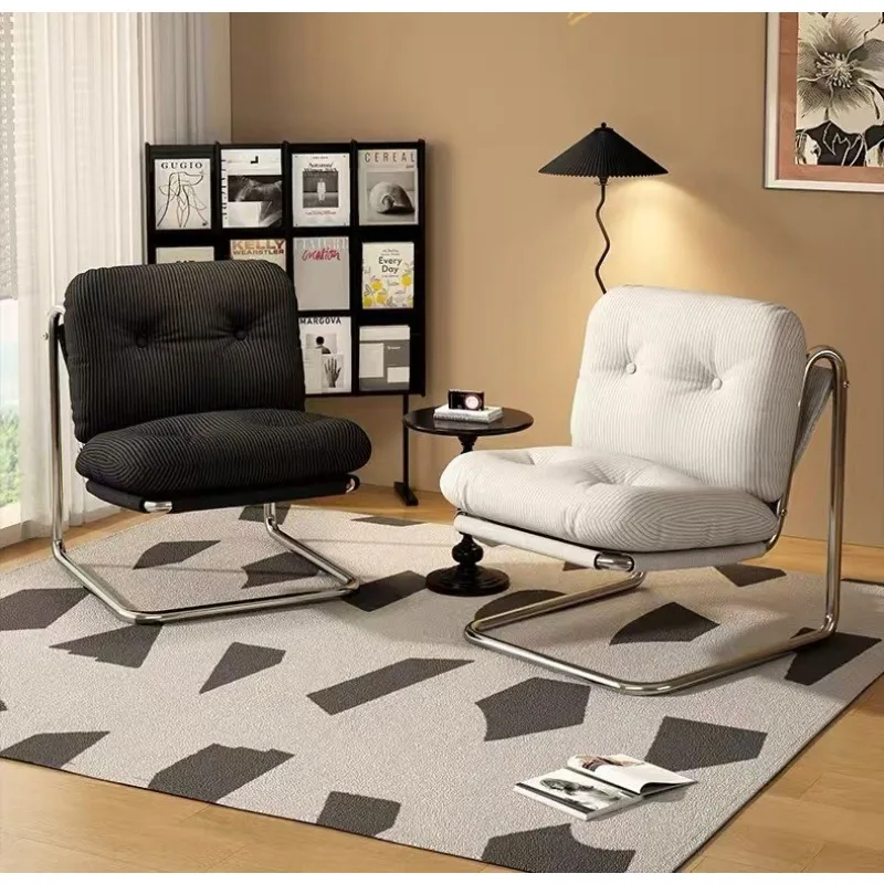 شرفة كرسي أريكة فردي شقة صغيرة غرفة المعيشة غرفة نوم سروال قصير الترفيه القراءة كرسي خلفي الخريف والشتاء أريكة كسولة #1