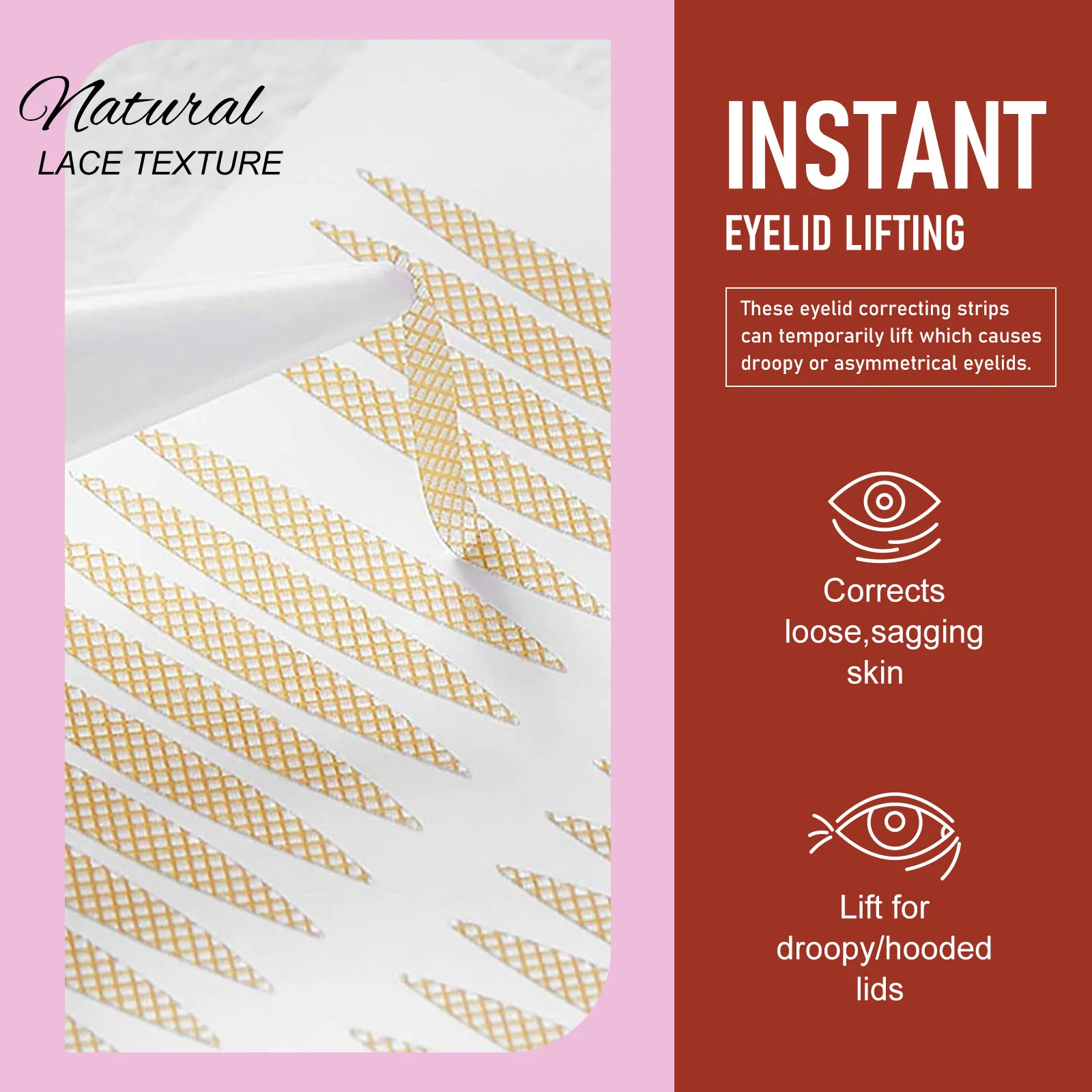 Invisible Double Eyelid Stickers Natural Invisible And Long-lasting Shaping Big Eye Beauty Tapes For Single Eyelid Person