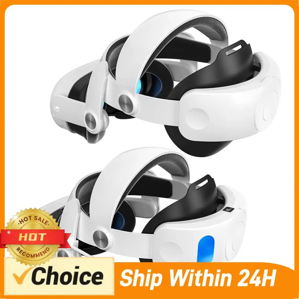 

Ремешок на голову с аккумулятором 10000 мАч, регулируемый, с блоком питания, аксессуар для Meta Quest 3S