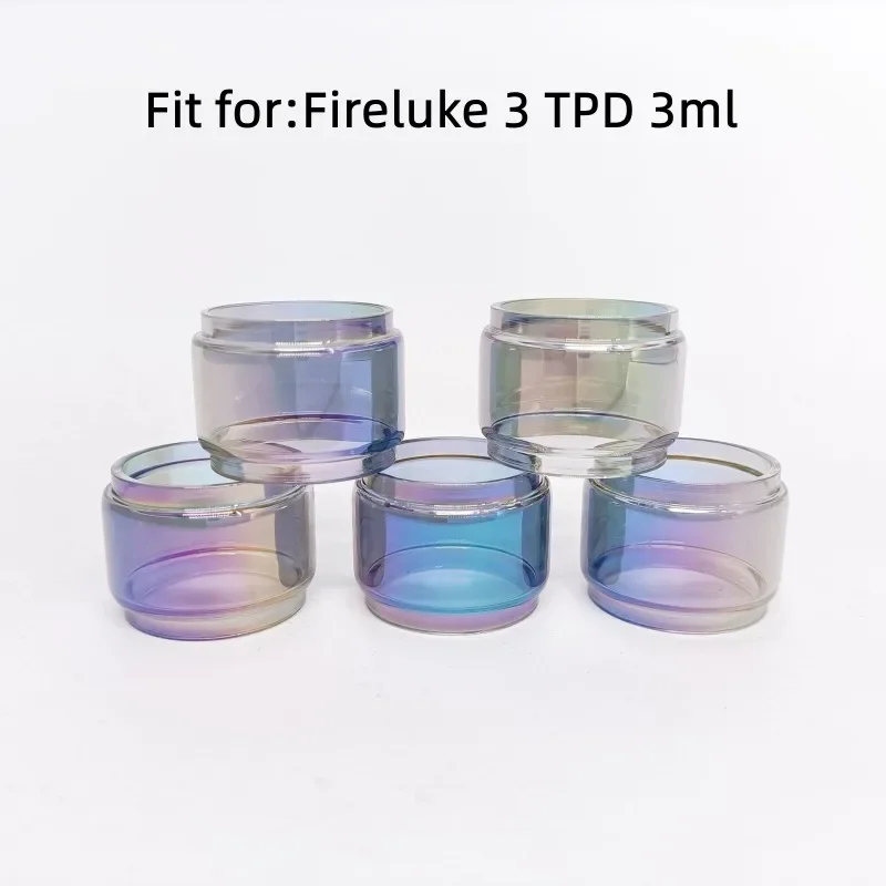

3 шт. полурадужная пузырьковая стеклянная трубка для FreeMax Fireluke 3 TPD 3 мл, аксессуары для машин