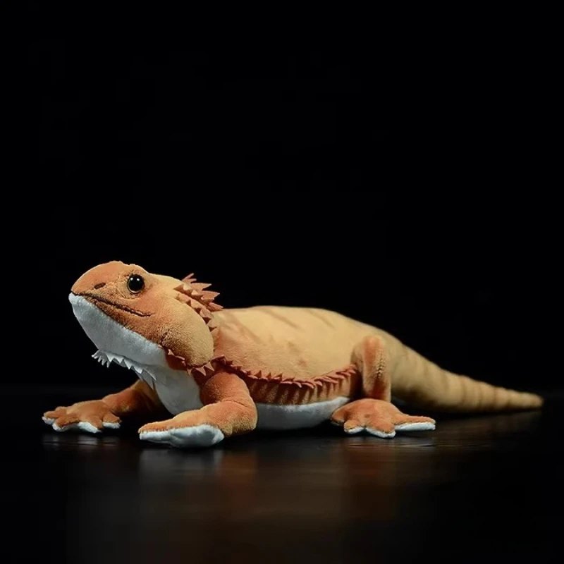 

New Realistic Dragon Lizard Plush - Lifelike Reptile Stuffed Animal, Detailed Exotic Pet Model Doll for Collectors & Enthusiasts